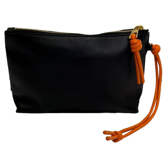Loewe T-Knot Pouch Bag aus schwarzem Leder - Image 3