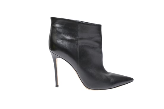 Gianvito Rossi Stiefeletten mit Reißverschluss aus schwarzem Leder - Image 1