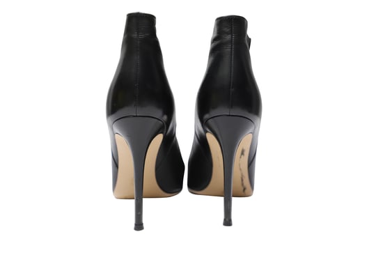 Gianvito Rossi Stiefeletten mit Reißverschluss aus schwarzem Leder - Image 5
