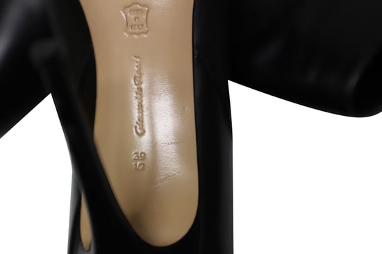 Gianvito Rossi Stiefeletten mit Reißverschluss aus schwarzem Leder - Image 6