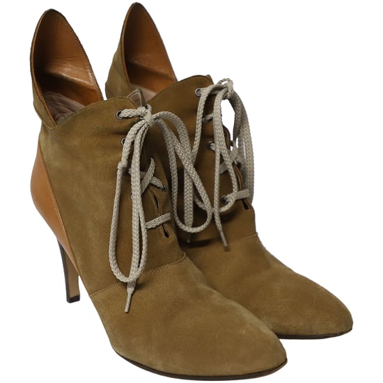 Chloe Gibbon 90 Stiefel aus braunem Wildleder - Image 3