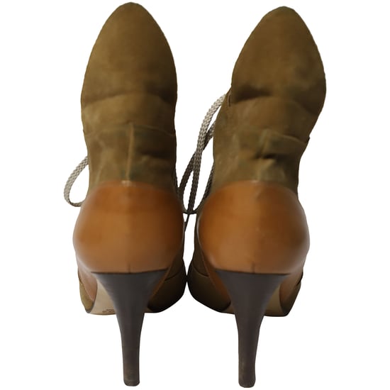 Chloe Gibbon 90 Stiefel aus braunem Wildleder - Image 4
