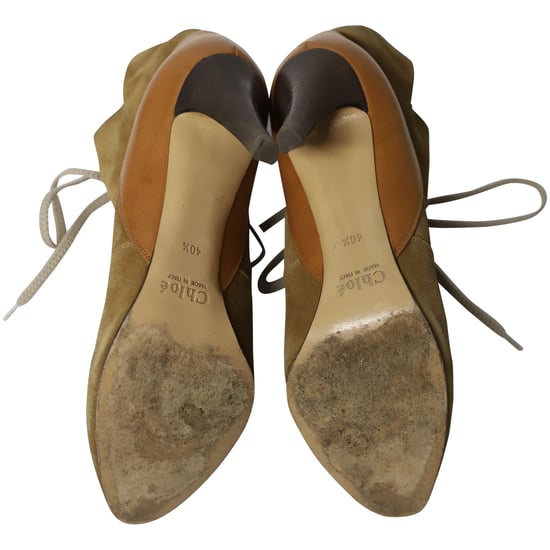 Chloe Gibbon 90 Stiefel aus braunem Wildleder - Image 5