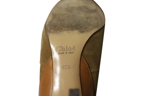 Chloe Gibbon 90 Stiefel aus braunem Wildleder - Image 6