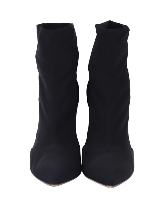 Gianvito Rossi Elite Stretch-Stricksocken-Stiefel aus schwarzer Viskose - Image 2