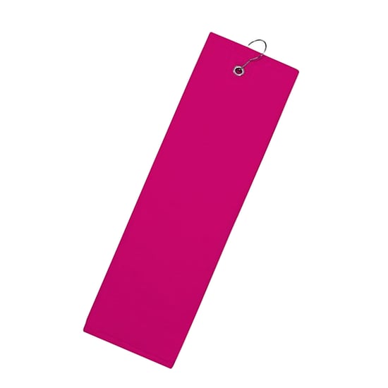 The One Towelling - Golf-Handtuch, Unifarben, Feuchtigkeitsabweisend (Magenta) - Image 2
