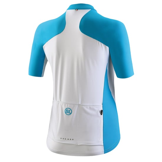 Bicycle Line - "Karol" Trikot für Damen, Durchgehender Reißverschluss, kurzärmlig (Türkis) - Image 2