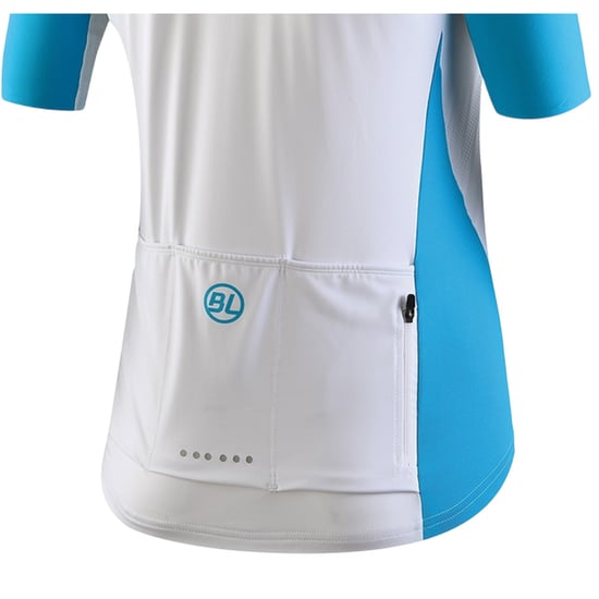 Bicycle Line - "Karol" Trikot für Damen, Durchgehender Reißverschluss, kurzärmlig (Türkis) - Image 4