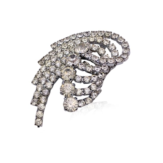 Dolce & Gabbana Metallbrosche mit Kristallen - Image 1