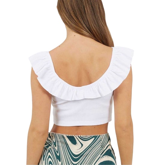 Brave Soul - Top für Damen, kurz geschnitten (Weiß) - Image 3