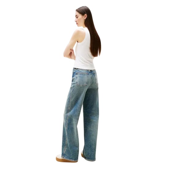 Tommy Jeans - Ärmelloses Oberteil für Damen, Schmal (Ecru) - Image 2