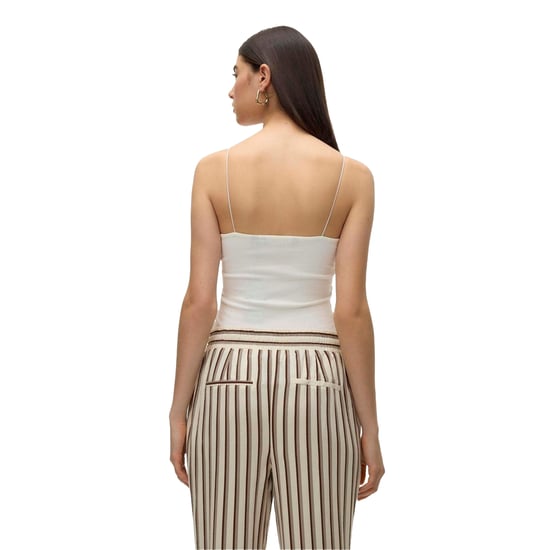 Vero Moda - Trägerhemd für Damen, Schmal, Spaghetti-Träger (Schneeweiß (Farbe)) - Image 4