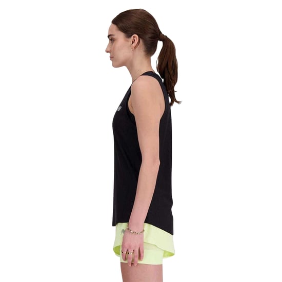 New Balance - Ärmelloses Oberteil für Damen, Schmal, Ärmellos (Schwarz) - Image 3