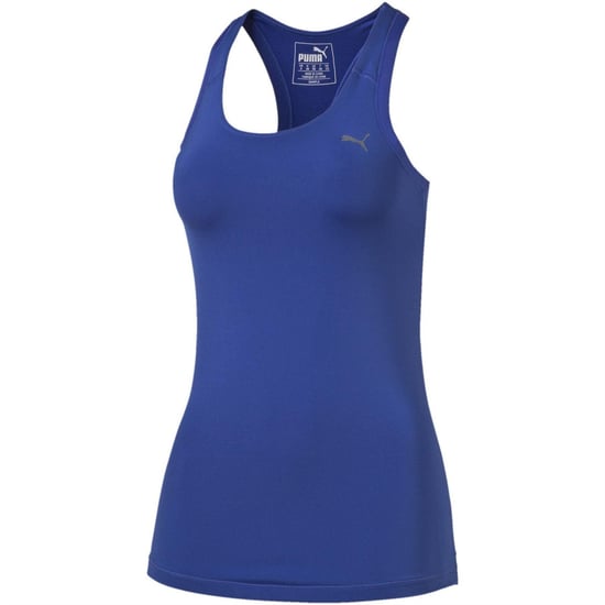 Puma - "Essential" Ärmelloses Oberteil für Damen, Racerback, Hochleistungsmaterial, Fitnessstudio (Blau) - Image 1