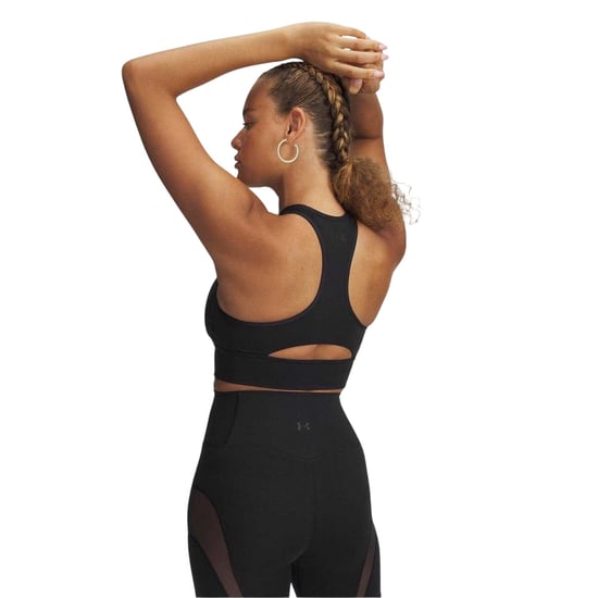 Under Armour - "Meridian" Sport-BH für Damen, Mit vorderem Reißverschluss (Schwarz) - Image 2