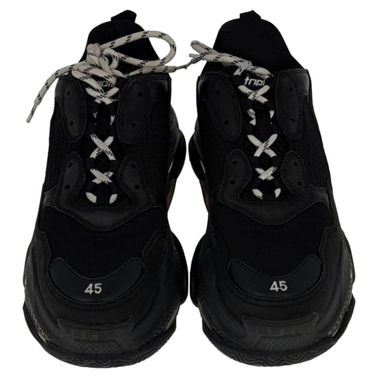Balenciaga Triple S Klarsol Sneakers aus schwarzem Polyester - Image 6