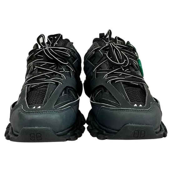 Balenciaga Track Sneakers aus schwarzem Polyurethan - Image 3