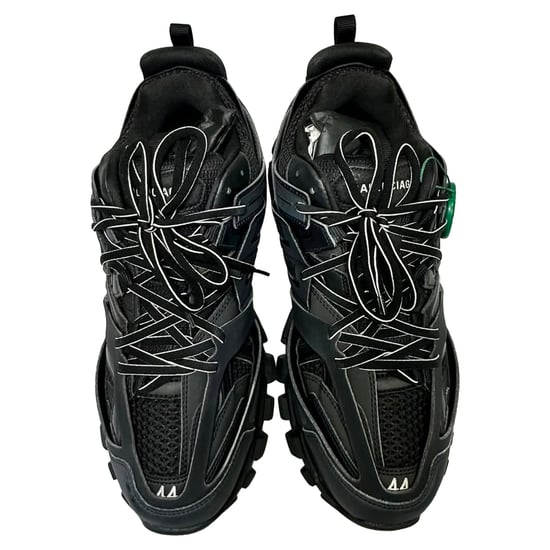 Balenciaga Track Sneakers aus schwarzem Polyurethan - Image 6