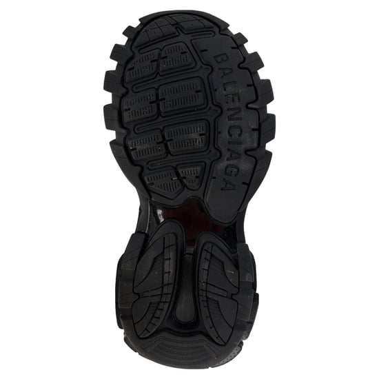 Balenciaga Track Sneaker mit Kunstfellfutter aus schwarzem Polyurethan - Image 5