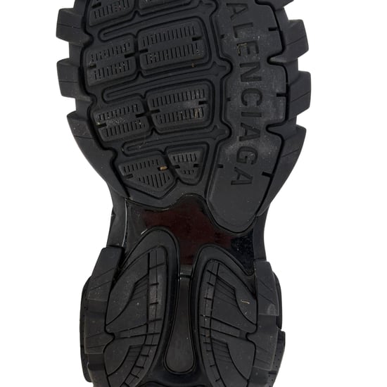 Balenciaga Track Sneaker mit Kunstfellfutter aus schwarzem Polyurethan - Image 6