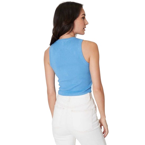Be You - Top für Damen, Anliegend (Blau) - Image 3