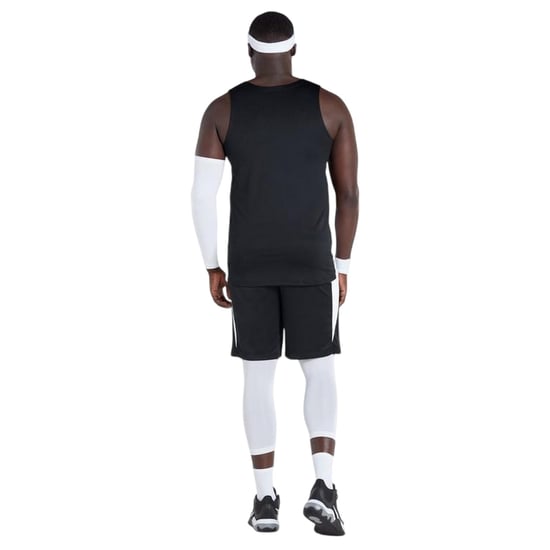 Nike - "Team" Basketball-Trikot für Herren, V-Ausschnitt (Schwarz/Weiß) - Image 2
