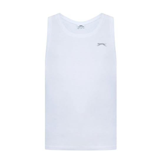 Slazenger - Top für Herren, Baumwolle, Ärmellos (Weiß) - Image 1