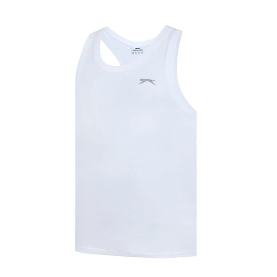 Slazenger - Top für Herren, Baumwolle, Ärmellos (Weiß) - Image 3