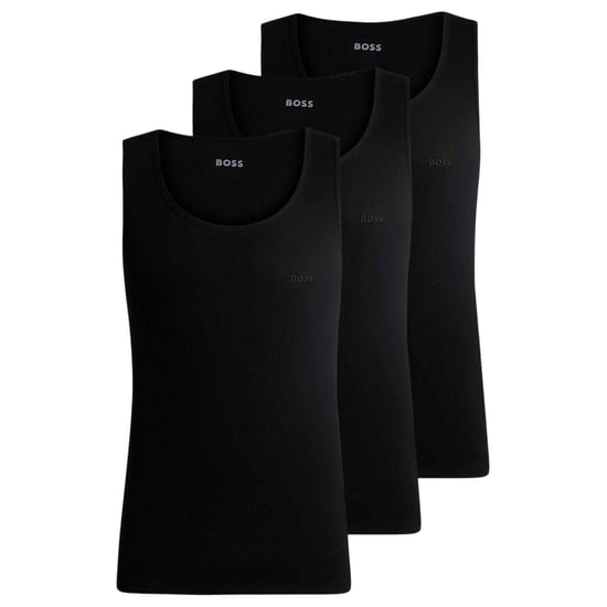 Boss - Ärmelloses Oberteil für Herren, Runder Auschnitt, Regulär (3er-Pack) (Schwarz) - Image 2