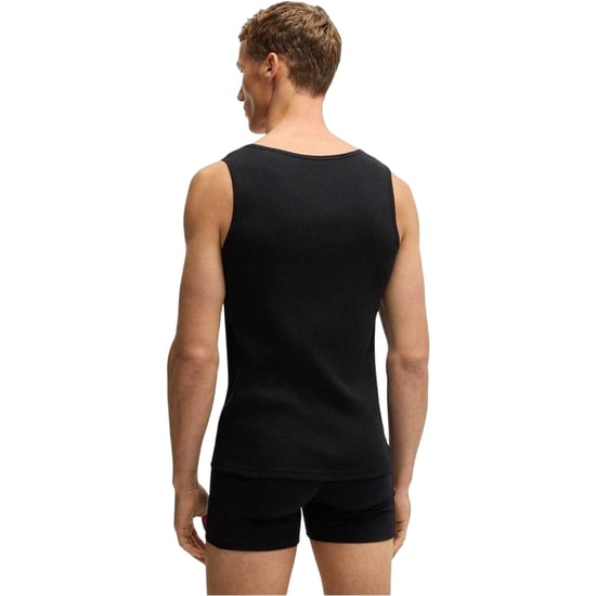 Boss - Ärmelloses Oberteil für Herren, Runder Auschnitt, Regulär (3er-Pack) (Schwarz) - Image 3