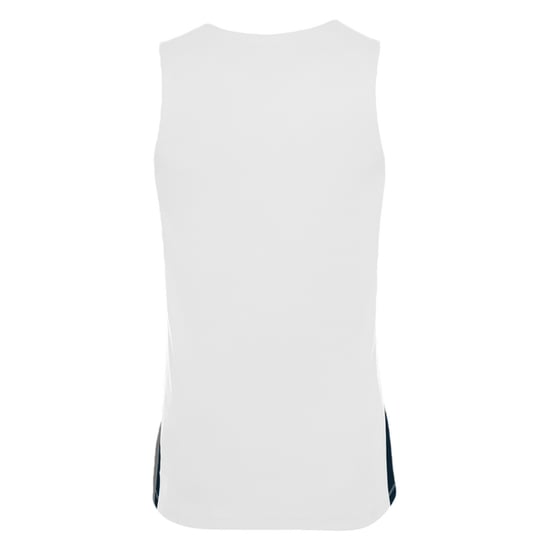 Nike - "Team" Basketball-Trikot für Herren, V-Ausschnitt (Weiß/Schwarz) - Image 2