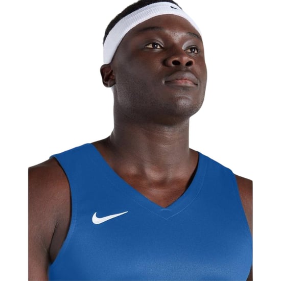 Nike - "Team" Basketball-Trikot für Herren, V-Ausschnitt (Weiß) - Image 4