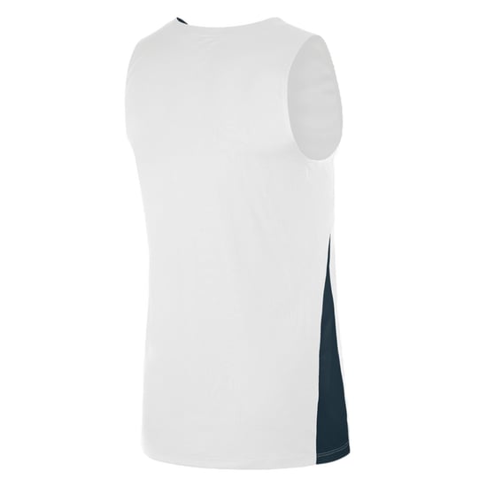 Nike - "Team" Basketball-Trikot für Herren, V-Ausschnitt (Weiß/Obsidianschwarz) - Image 2