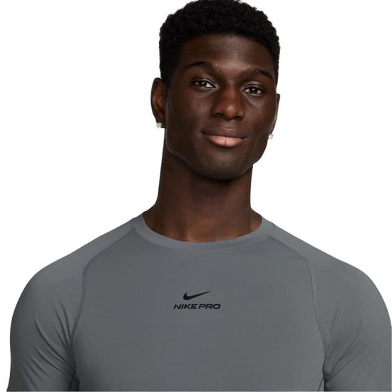 Nike - "Pro" Oberteil für Herren, Dri-FIT, Anliegend (Rauch-Grau) - Image 3