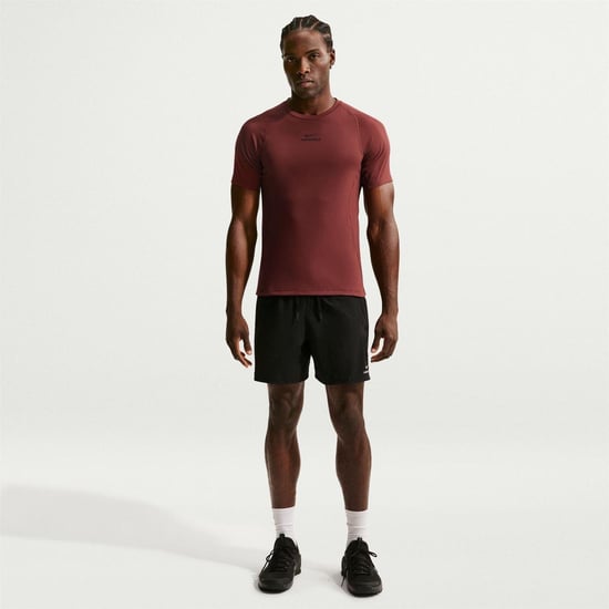 Nike - "Pro" Oberteil für Herren, Dri-FIT, Anliegend (Team Rot) - Image 3