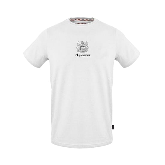 Aquascutum - T-Shirt für Herren, Rundhalsausschnitt, Jersey (Weiß) - Image 1