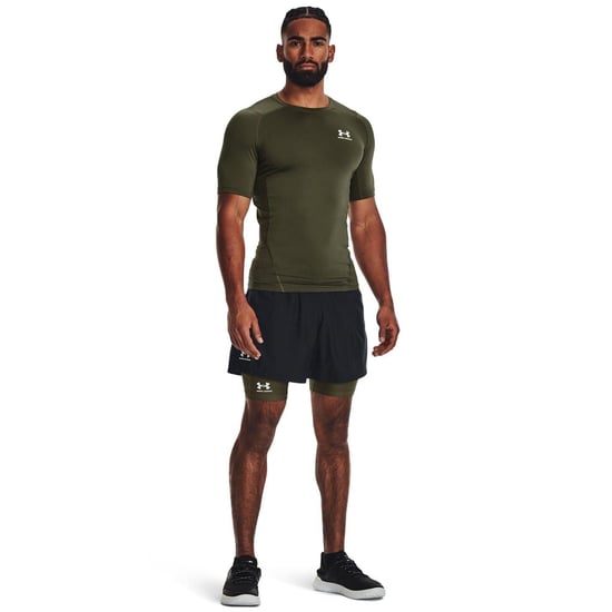 Under Armour - T-Shirt für Herren, HeatGear, Training (Marine OD Grün) - Image 4