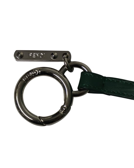 Fendi Pre-owned Initial Pom-Pom Anhänger aus Fell - Grün - Image 4
