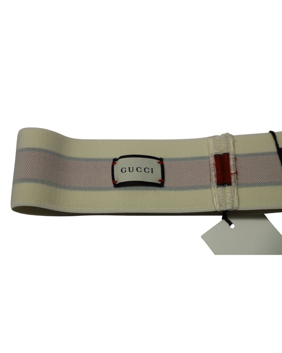 Gucci Königin Stirnband aus mehrfarbigem Polyester - Image 3