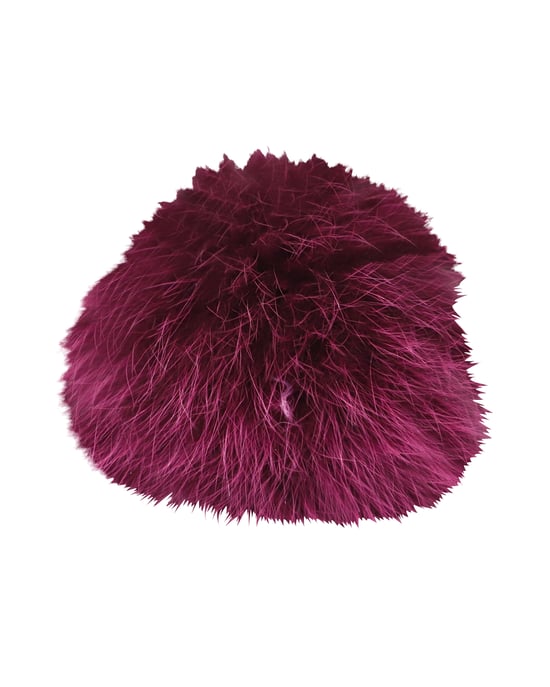 Fendi Pom Pom Taschenanhänger aus lila Fell - Image 2