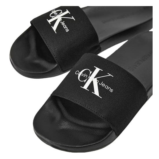 Calvin Klein - "Jeans" Logo Badesandale für Damen (Schwarz) - Image 4