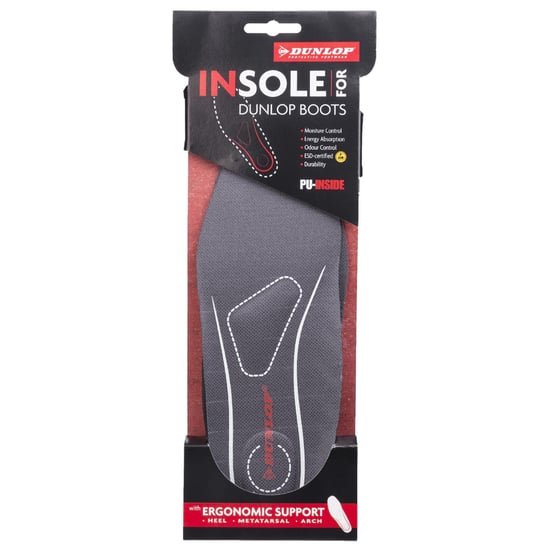 Dunlop Unisex Support Odour Control Einlegesohle (Schwarz) - Image 1