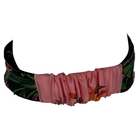 Gucci Haarband mit Blumenmuster aus mehrfarbigem Seide - Image 3