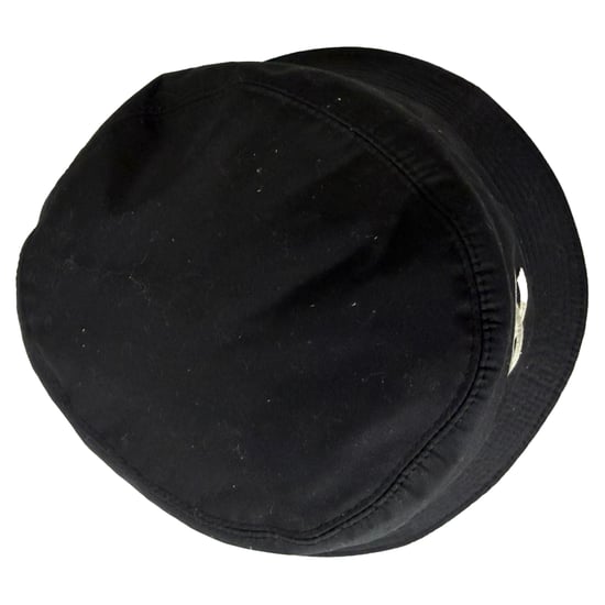 Chanel CC Stickerei Bucket Hat aus schwarzem Baumwollstoff - Image 3