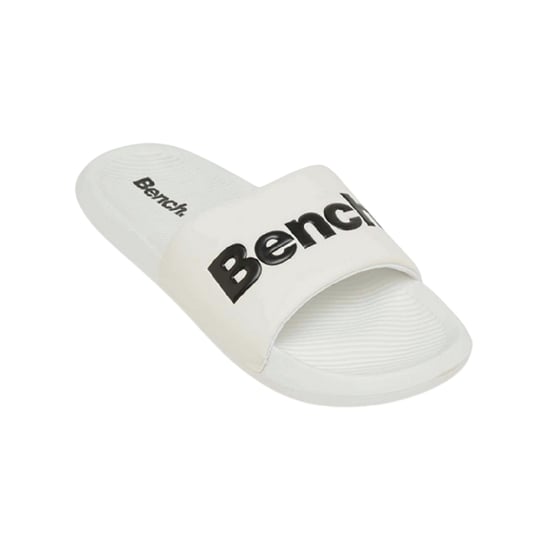 Bench - Mit Logo bedruckt Pantoffeln für Herren/Damen Unisex, Synthesekautschuk (Weiß) - Image 2