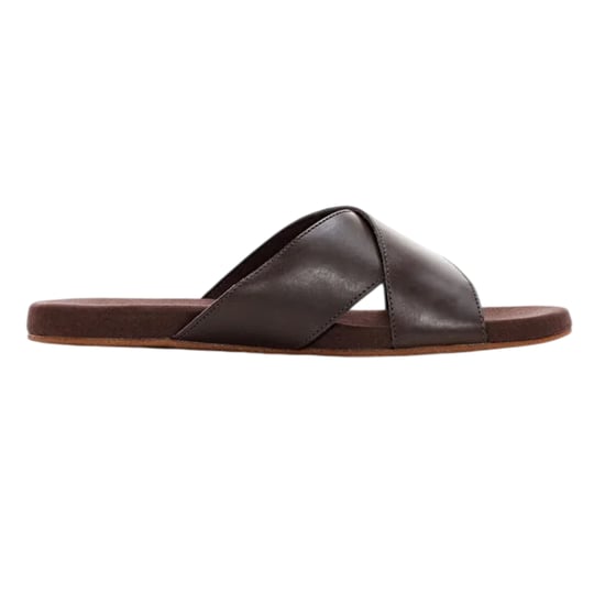 Timberland - Kreuzriemen Badesandale für Herren, Leder, Flach (Gaucho) - Image 1