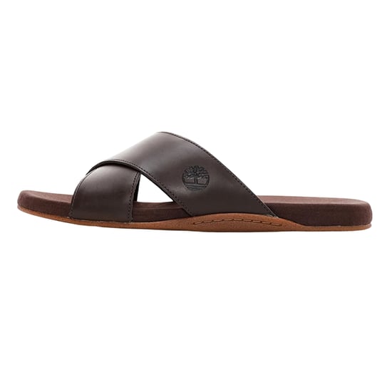 Timberland - Kreuzriemen Badesandale für Herren, Leder, Flach (Gaucho) - Image 3