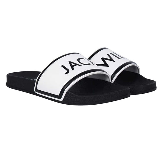 Jack Wills - Logo Badesandale für Herren (Weiß/Schwarz) - Image 3