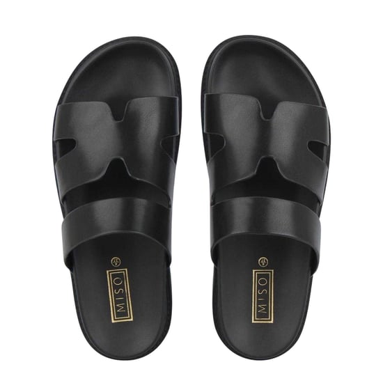 Miso - Rutsche für Damen, Leder (Schwarz) - Image 3