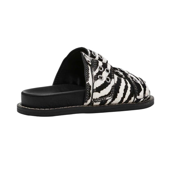 Steve Madden - "Agent" Zebramuster Badesandale für Damen (Weiß/Schwarz) - Image 2